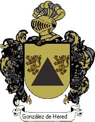 Escudo del apellido González de heredia