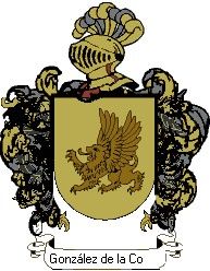 Escudo del apellido González de la cotera