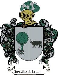 Escudo del apellido González de la laguna