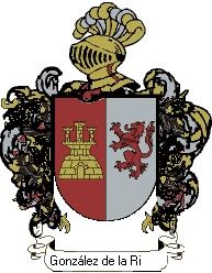 Escudo del apellido González de la riva