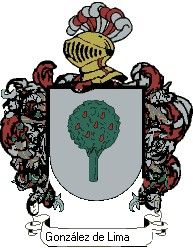Escudo del apellido González de lima