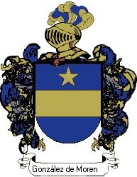 Escudo del apellido González de morena