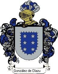 Escudo del apellido González de olazu