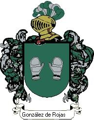 Escudo del apellido González de rojas