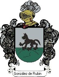 Escudo del apellido González de rubin