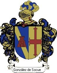 Escudo del apellido González de socueva