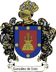 Escudo del apellido González de soto