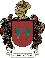 Escudo del apellido González de túnez