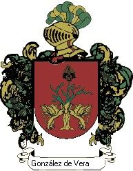 Escudo del apellido González de vera