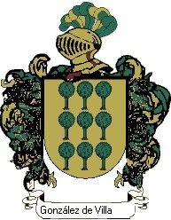 Escudo del apellido González de villamil