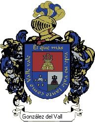 Escudo del apellido González del valle