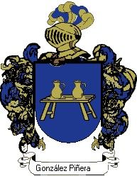 Escudo del apellido González piñera