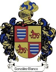 Escudo del apellido González-blanco