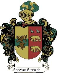 Escudo del apellido González-grano de oro