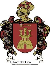 Escudo del apellido González-pico