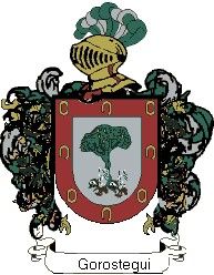 Escudo del apellido Gorostegui