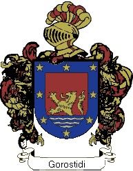 Escudo del apellido Gorostidi