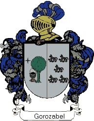 Escudo del apellido Gorozabel