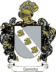Escudo del apellido Gorricho