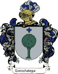 Escudo del apellido Gorrochategui