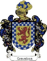 Escudo del apellido Gravalosa