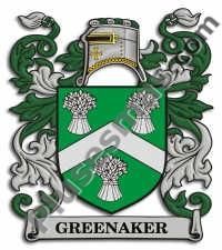 Escudo del apellido Greenaker