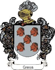 Escudo del apellido Gresa