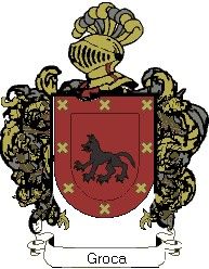 Escudo del apellido Groca