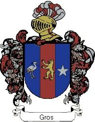 Escudo del apellido Gros