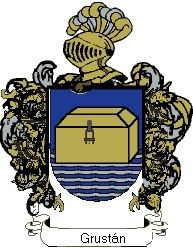 Escudo del apellido Grustán