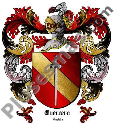 Escudo del apellido Guerrero