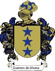 Escudo del apellido Guerrero de ahumada