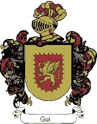 Escudo del apellido Gui