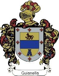 Escudo del apellido Guianella