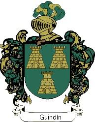 Escudo del apellido Guindín
