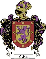 Escudo del apellido Guirad