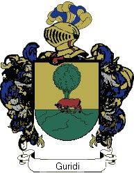 Escudo del apellido Guridi
