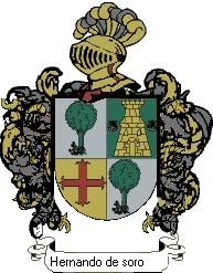 Escudo del apellido Hernando de soro