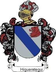 Escudo del apellido Higuerategui
