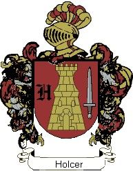 Escudo del apellido Holcer