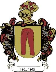Escudo del apellido Isaurieta