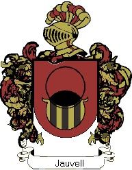 Escudo del apellido Jauvell