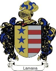 Escudo del apellido Lamana