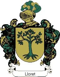 Escudo del apellido Lloret