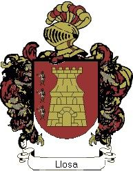 Escudo del apellido Llosa