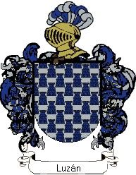 Escudo del apellido Luzán