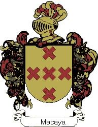 Escudo del apellido Macaya