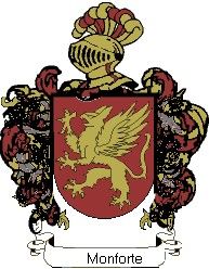 Escudo del apellido Monforte