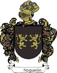 Escudo del apellido Noguerón