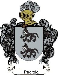 Escudo del apellido Pedrola